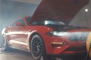 2021 Ford Mustang on the dyno