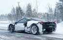 New Ferrari Dino spied in Sweden