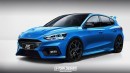 2021 Ford Focus RS rendering