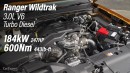 2023 Ford Ranger Wildtrak V6 diesel