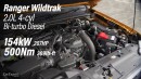 2023 Ford Ranger Wildtrak I4 bi-turbo diesel