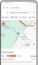 Google Maps transit updates