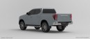 2022 / 2023 Hyundai "Tarlac" body-on-frame pickup truck design study (rendering)