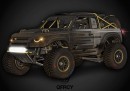 Land Rover Defender Baja Buggy illustration