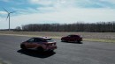 2023 Lexus RX 500h Drag Races Volvo XC60 T8 Recharge