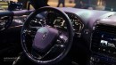 2017 Lincoln Continental Concept steering wheel at Shanghai
