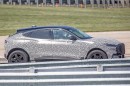 2023 Lincoln EV SUV prototype camouflaged as 2021 Ford Mustang Mach-E