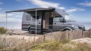 The Loef camper van is a glamourous take on the vanlife, with ceramic grill and hidden minibar