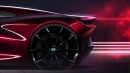 New Mazda RX-9 rotary sports car imagined by McLaren Elva designer