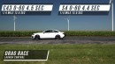 2023 Mercedes-AMG C 43 vs 2022 Audi S4 drag race