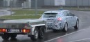 New Mercedes-Benz GLA Spied while Towing