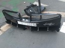 Pagani Huayra Pearl Paris crash: detached rear fascia