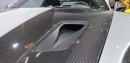 2019 Porsche 911 GT3 RS Frunk Lid Raised to Show Brake-Cooling Path for NACA Ducts