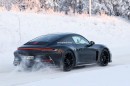 2023/2024 Porsche 911 ST prototype spied cold weather testing