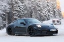 2023/2024 Porsche 911 ST prototype spied cold weather testing