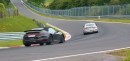 New Porsche 911 Turbo Chases 2021 BMW M3 on Nurburgring