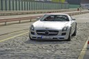 SLS AMG Roadster, development, testing