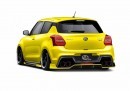 New Suzuki SWift Sport Gets Quad Exhaust Tuning from Kuhl