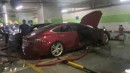 Tesla Model S Catches Fire in Guangzhou, China