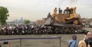 Dirt Bikes and ATVs Crushed by a Bulldozer in NYC