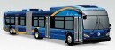 NYC MTA articulated bus