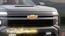 2025 Chevrolet Silverado rendering by Halo oto