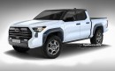 2024 Toyota Tacoma Hybrid rendering by TopElectricSUV.com