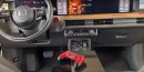 PS4 Gaming in a Honda e
