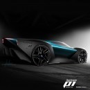 Next-Generation Ford GT rendered