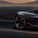 Lamborghini Aventador Terzo Millennio Sian new gen special color rendering by huydrawingcars