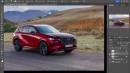 Mazda CX-40 rendering by Theottle