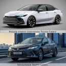Toyota Camry Crown rendering by Kolesa