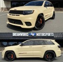 Chase Young's custom Jeep Grand Cherokee Trackhawk