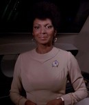 Communications Officer Lt. Nyota Uhura on Star Trek, as portrayed by Nichelle Nichols