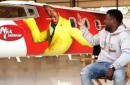 Kevin Hart's Wrapped Private Jet