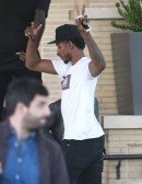 Nick Young Seen Driving His 1962 Chevy Impala He Got from Iggzy Azelea