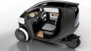 Nimbus One has swappable batteries placed under the driver's seat