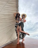 Nina Dobrev and Friends on Prana Yacht