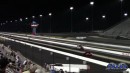 Dodge Ram Diesel Truck drag races Corvette and Mustang GT on DRACS