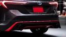 2025 Toyota Camry GR Sport Hybrid renderings