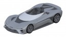 Nio EP9 Cabrio Shows Up in Patent Images