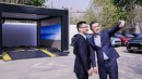 William Li Presents NIO's Second-Generation Battery-Swapping Station