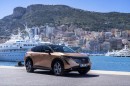 Nissan Ariya EV takes to the streets of Monaco