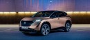 Nissan Ariya crossover EV with tailored exterior paintwork