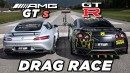 Nissan GT-R Challenges Mercedes-AMG GTS to a 1,800-HP Battle
