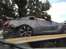 Nissan GT-R crash
