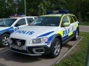 Volvo Police Car in Sweden