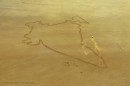 World’s largest-ever outline of a country map with a Nissan GT-R