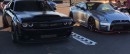Nissan GT-R Nismo Drag Races Dodge Demon