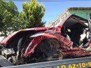 Nissan GT-R totaled in Mexico